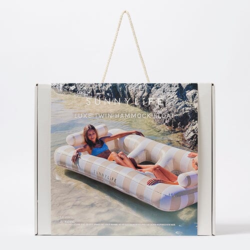 Sunnylife Twin Hammock Casa Sand Stripe