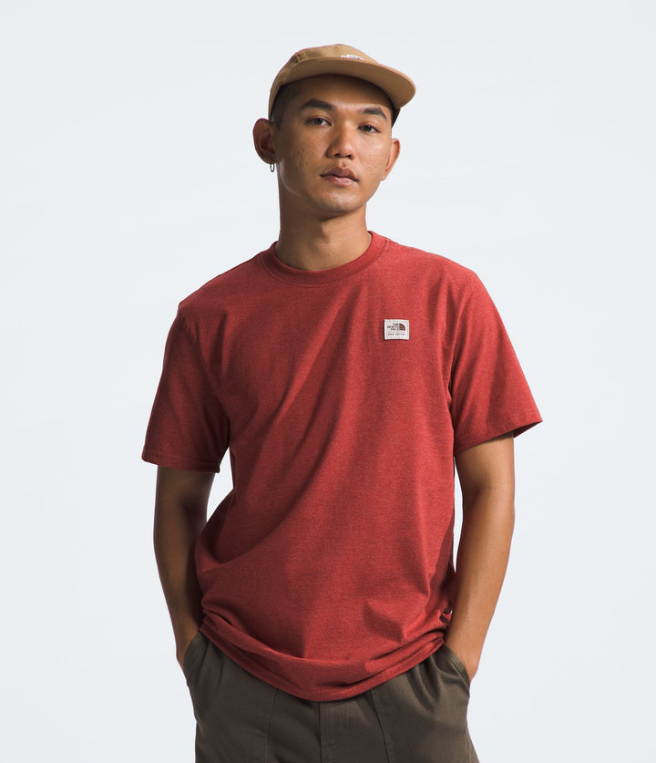 The North Face Heritage Patch Heather T-Shirt Iron Red Heather S