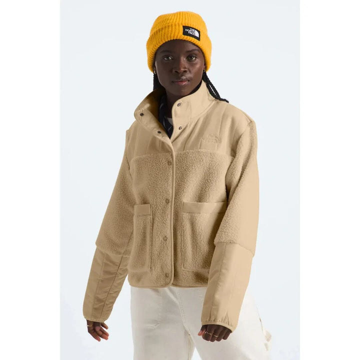 The North Face Womens Cragmont Fleece Jacket Khaki Stone S