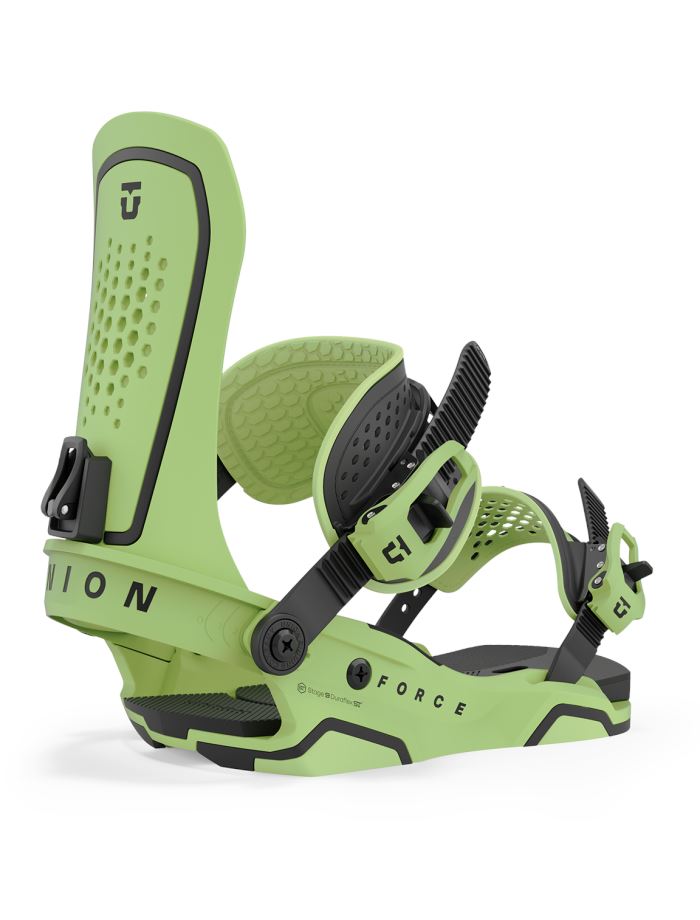 Union Force Snowboard Bindings 2024 Green L