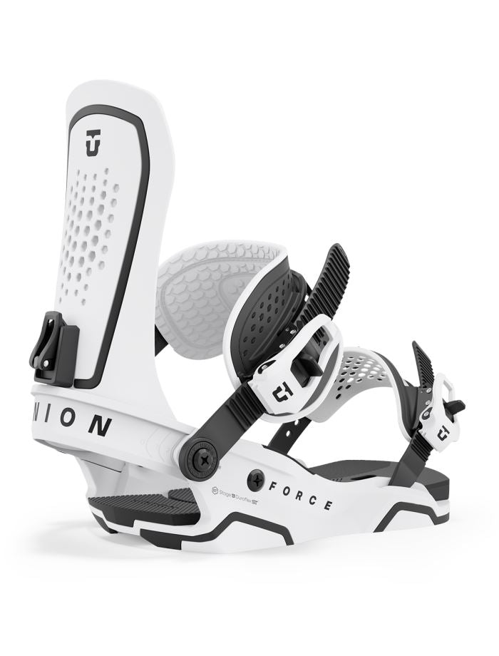 Union Force Snowboard Bindings 2024 White L