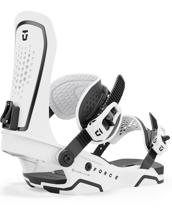 Union Force Snowboard Bindings 2025 White M