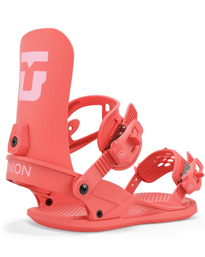 Union Legacy Womens Snowboard Bindings 2025 Coral M