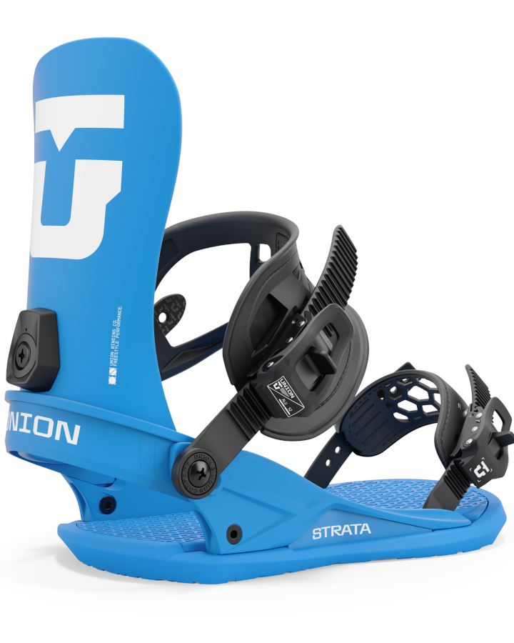 Union Strata Snowboard Bindings 2025 Blue M