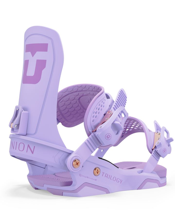 Union Trilogy Team Womens Snowboard Bindings 2025 Lavander M