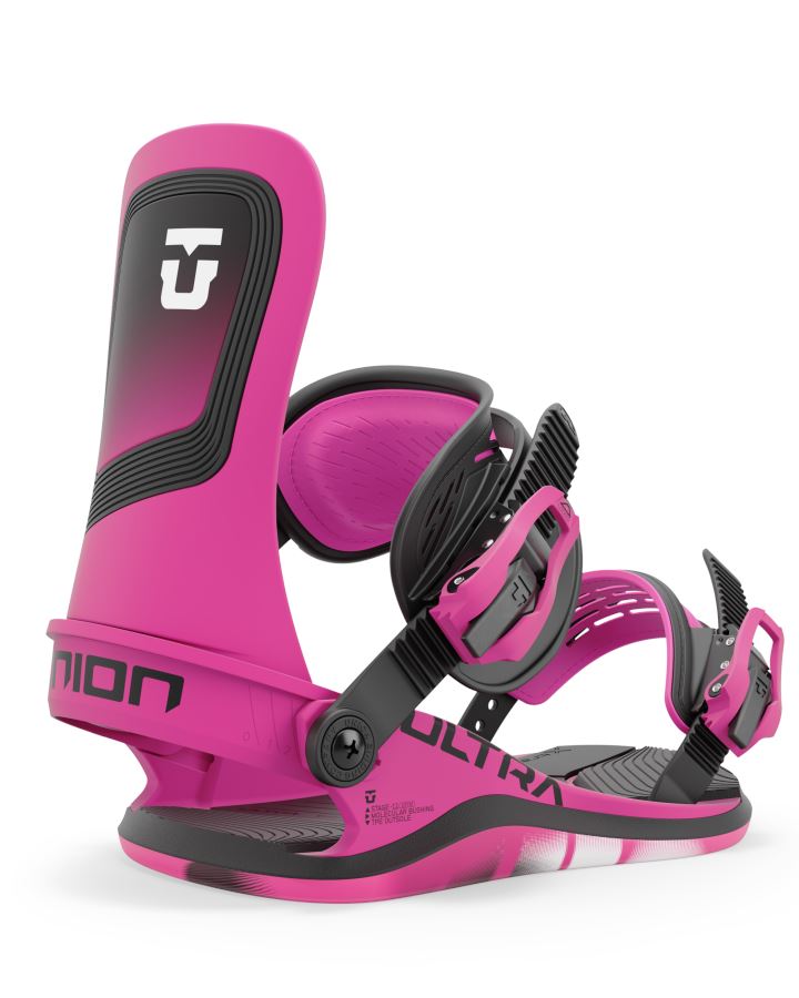 Union Ultra Womens Snowboard Bindings 2025 Hot Pink M