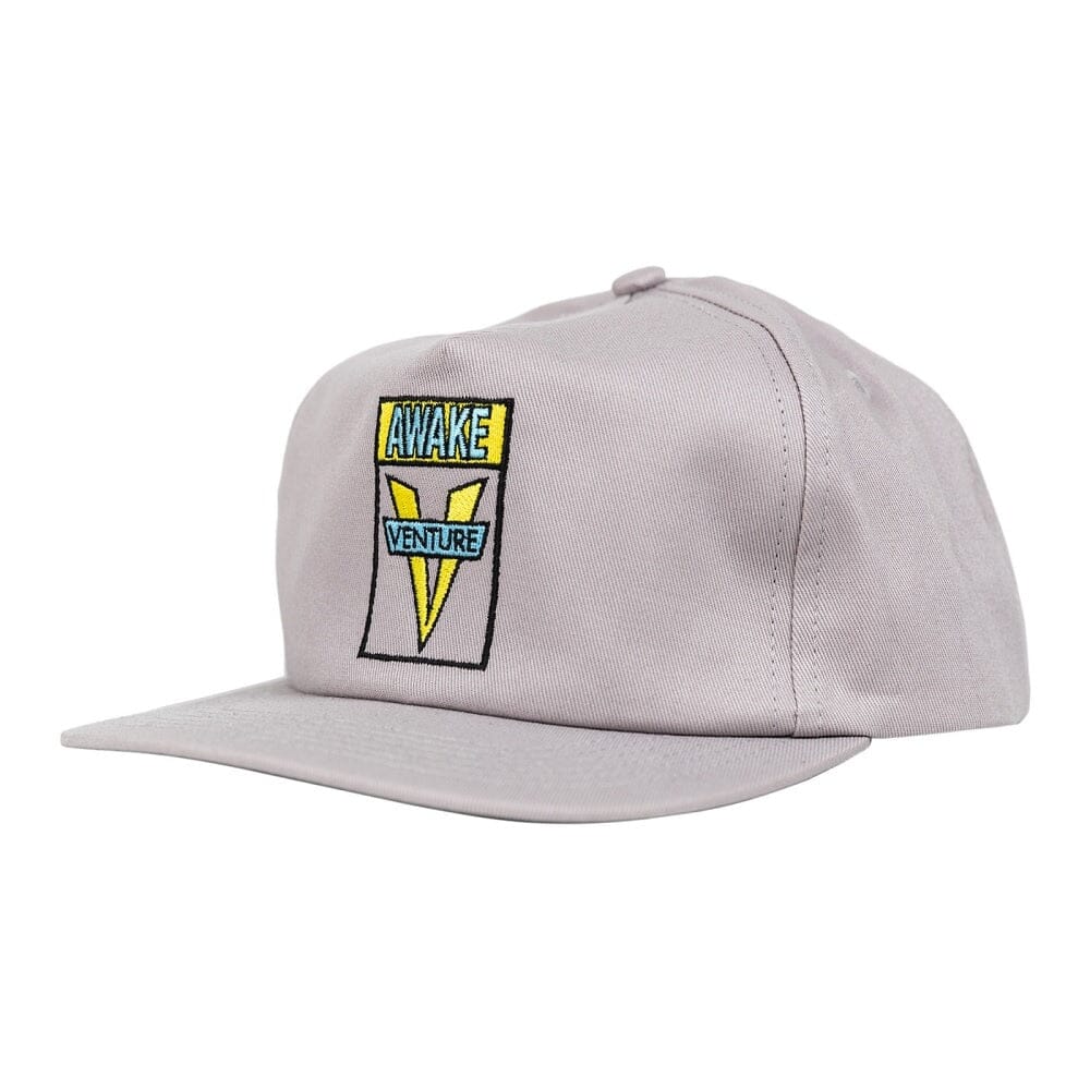 Venture Awake EMB Adj Cap Silver/Blue/Yellow OSFA