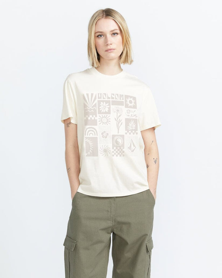 Volcom Lock it Up T-Shirt - Bone