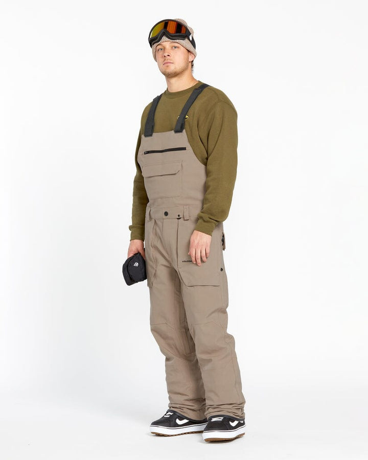 Volcom Roan Bib Overall Chestnut Brown S