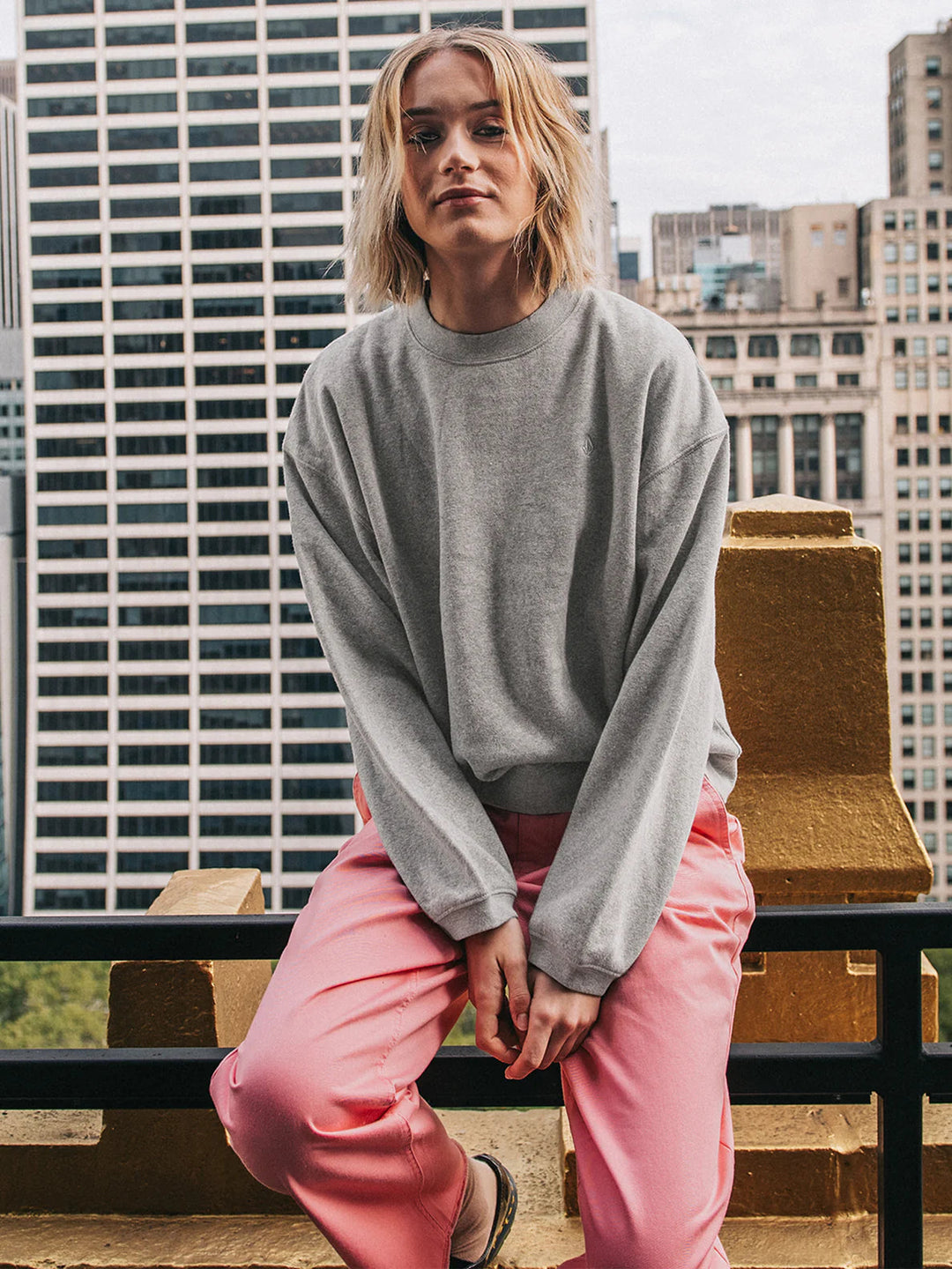 Volcom Stone Heart Up Womens Crew