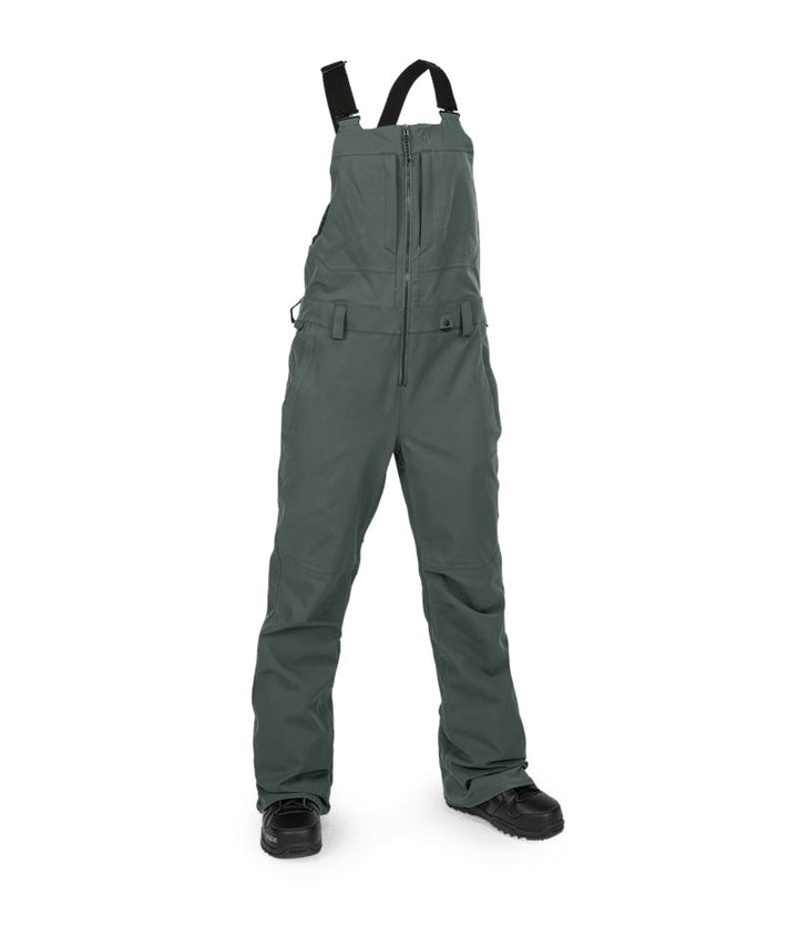 Volcom Swift Bib Womens Overalls Eucalyptus XS