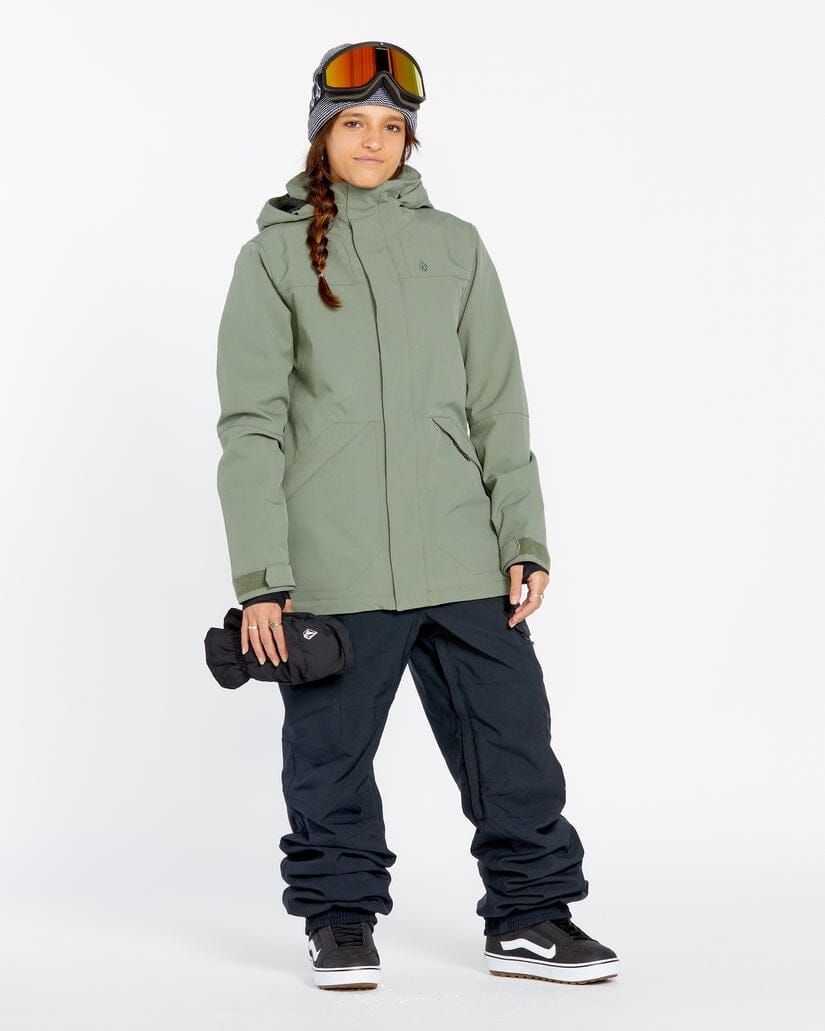 Volcom Womens Shelter 3D Stretch Jacket Lichen Green S