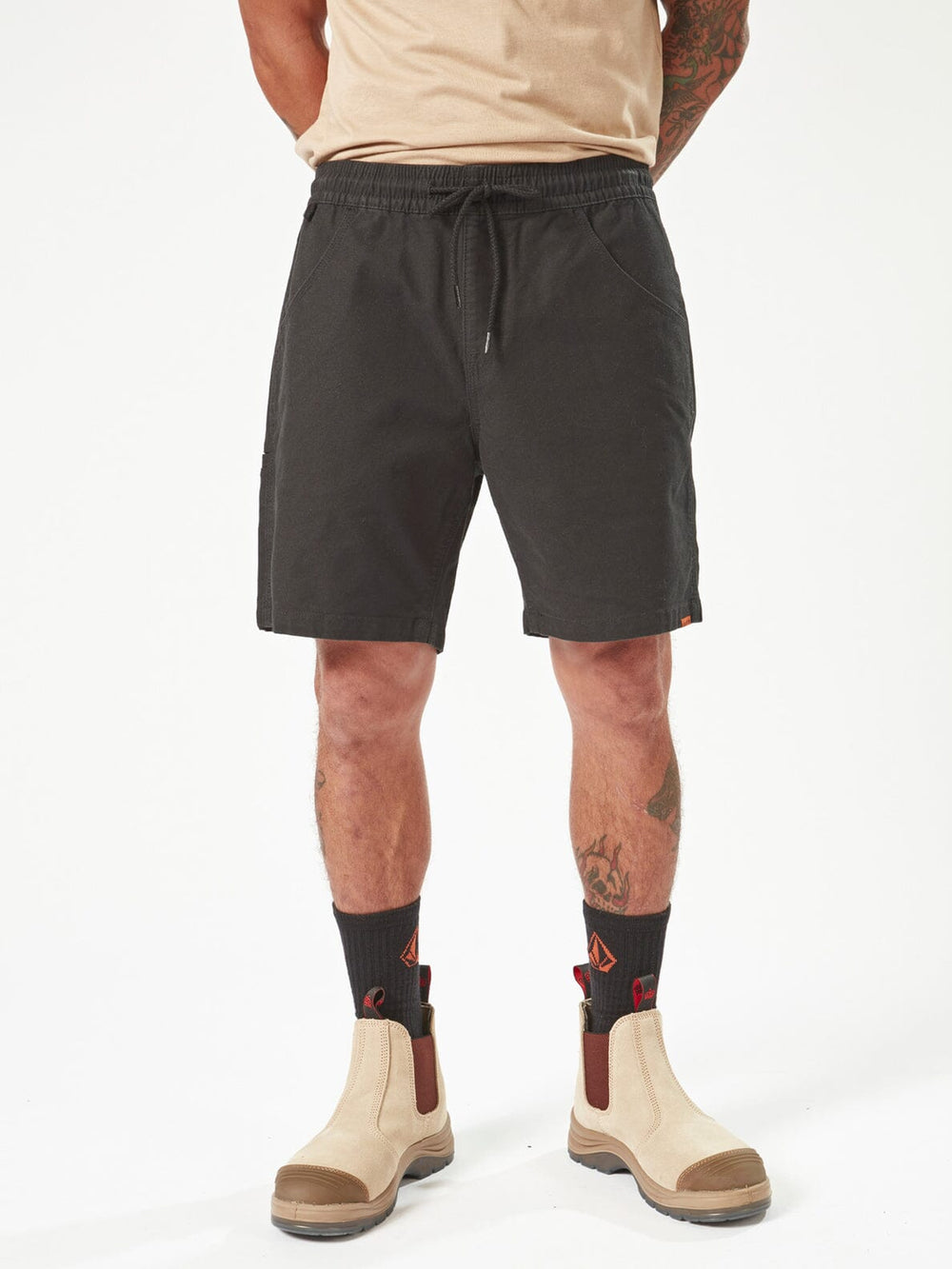 Volcom Workwear Caliper Elastic Waist Shorts