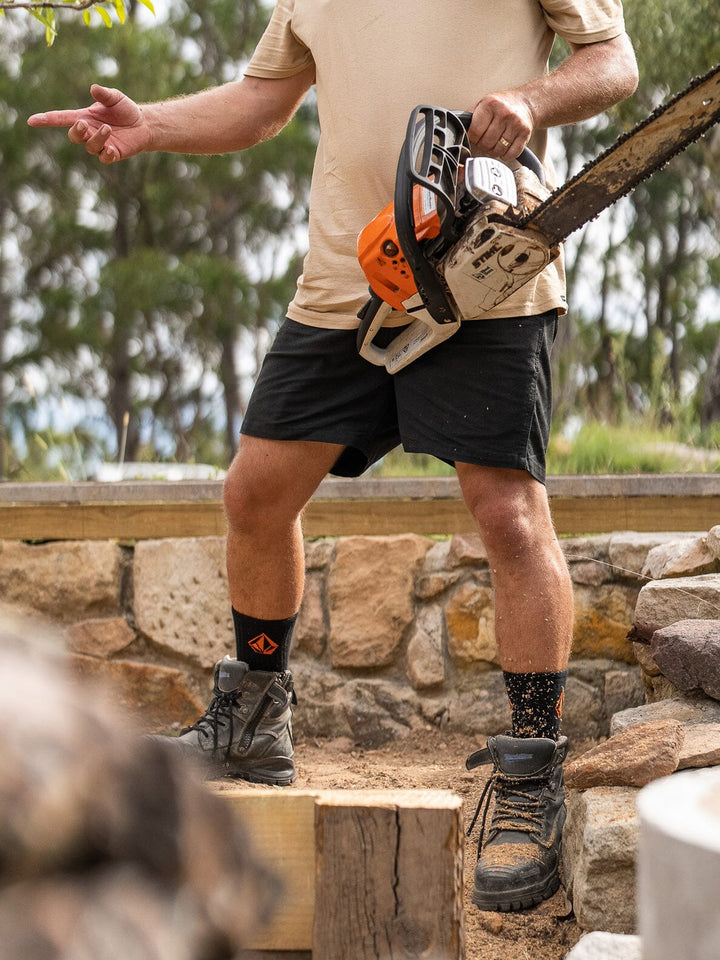 Volcom Workwear Caliper Elastic Waist Shorts