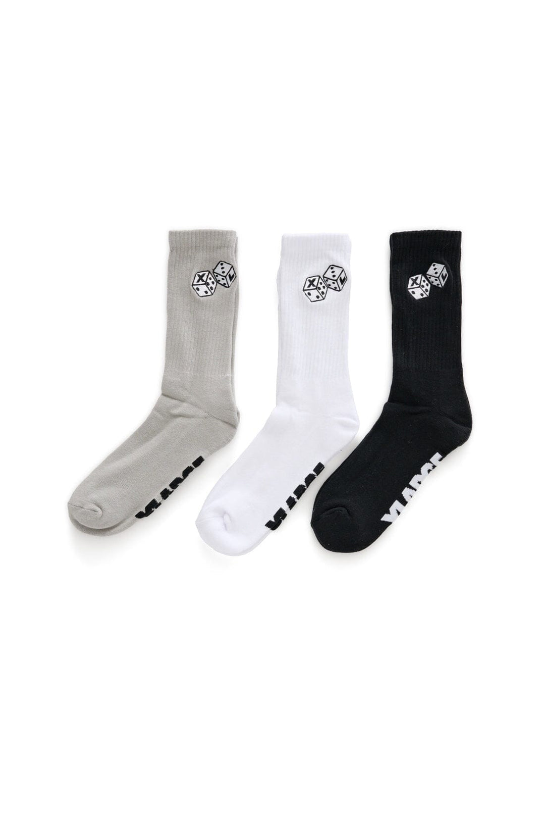 X-Large Dice 3 Pack Socks