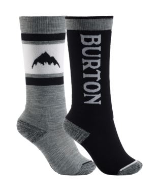 Burton Kids' Weekend Midweight Sock 2-Pack