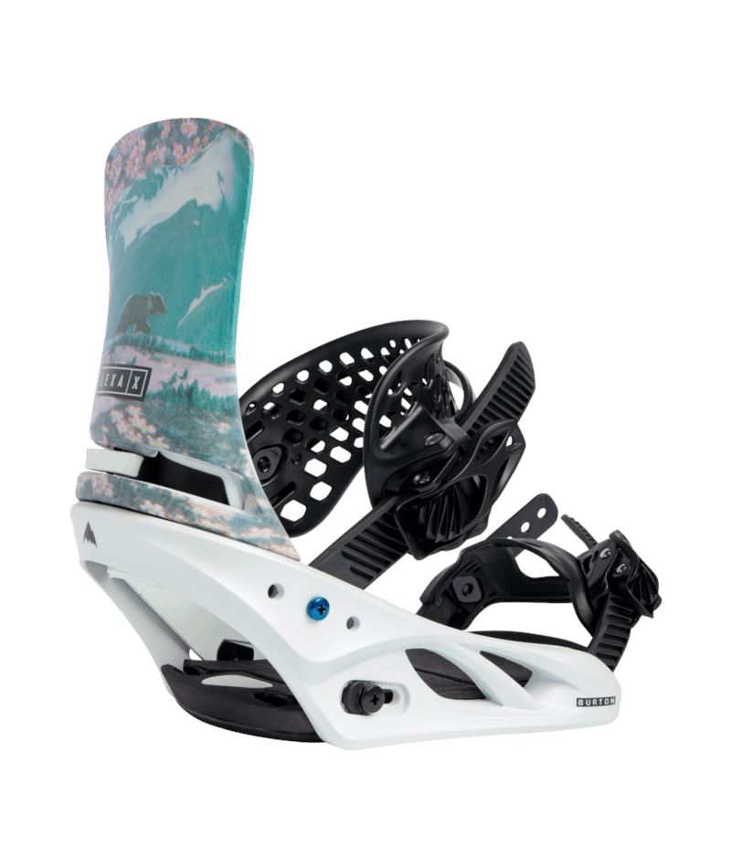 Burton Lexa X Re:Flex Womens Snowboard Bindings 2023 Light Blue/Collage M