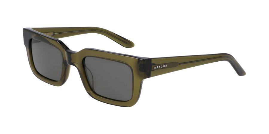 Dragon Ezra Sunglasses Shiny Sap Crystal / LL Smoke