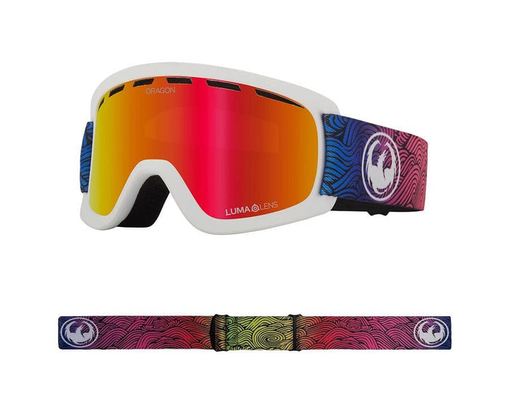 Dragon Lil D Ion Youth Snow Goggles 2023 Curly / Red Ion