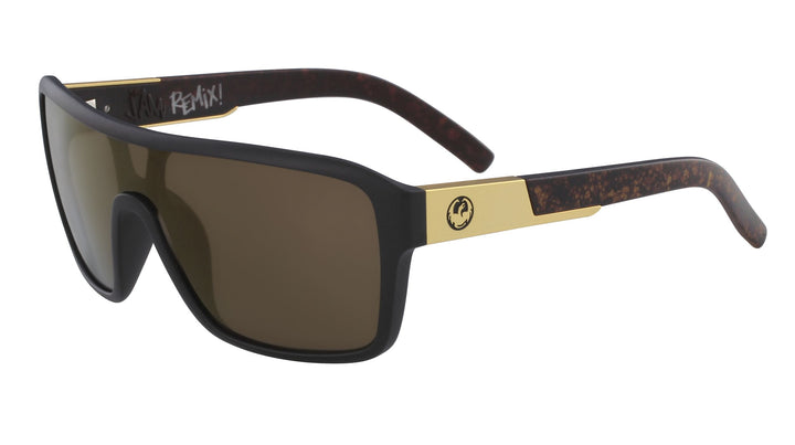 Dragon Remix Polarised Sunglasses Matte Woodgrain / Copper Ion Polarised