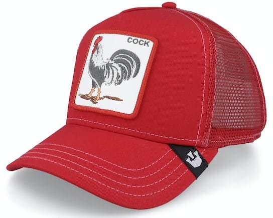 Goorin Bros The Cock Trucker Cap Red