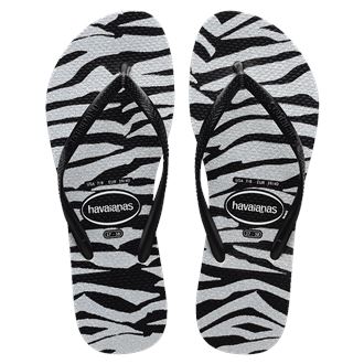 Havaianas Slim Animals Glitter Jandals