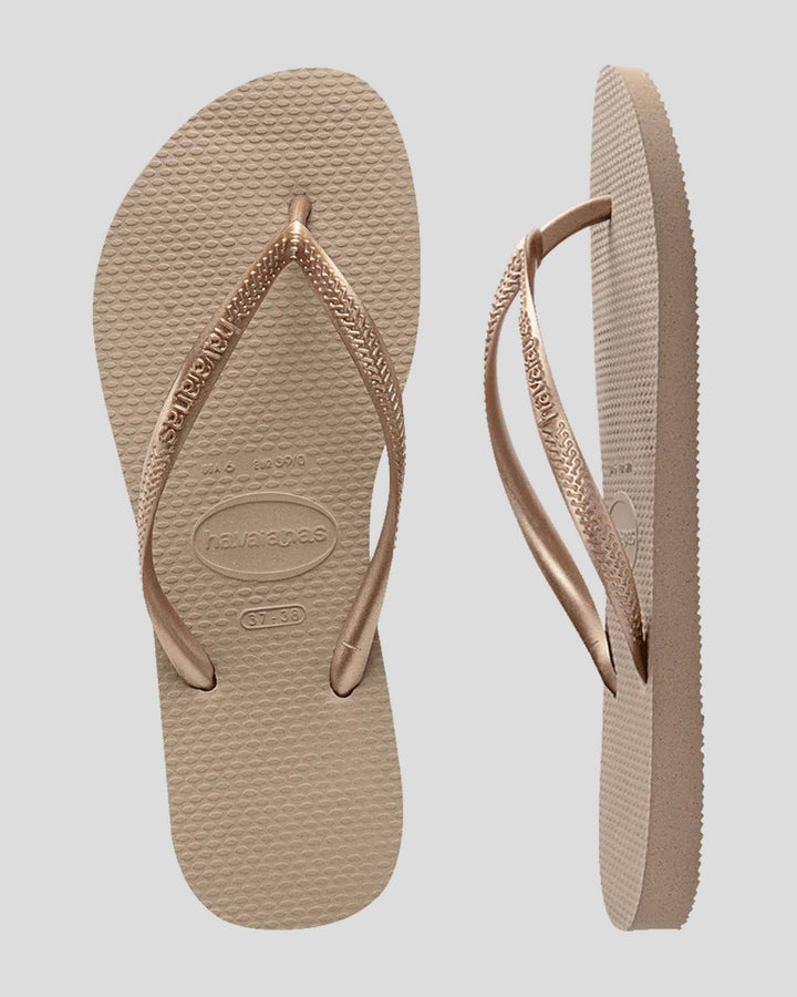 Havaianas Slim Jandals Rose Gold 41/42 Brazil