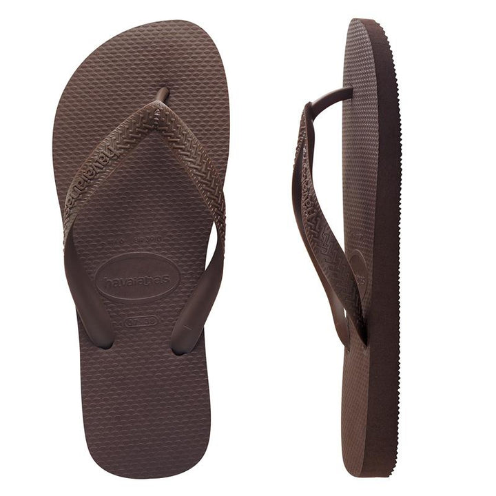 HAVAIANAS TOP JANDALS BROWN 37/38 BRAZIL