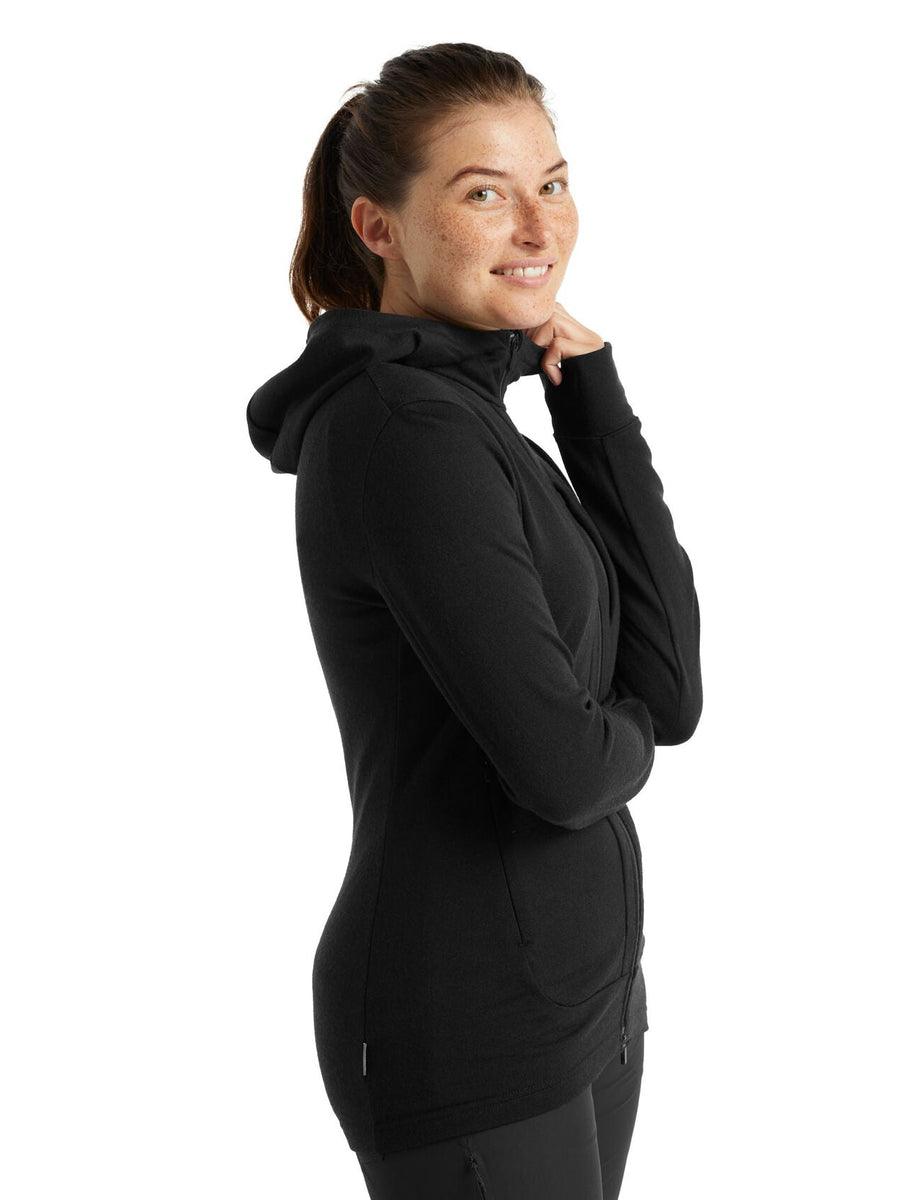 Merino Central Classic Long Sleeve Zip Hoodie - Icebreaker (US)