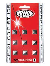 Kuu Metal Grip Pyramid Studs Stomp Pad Silver