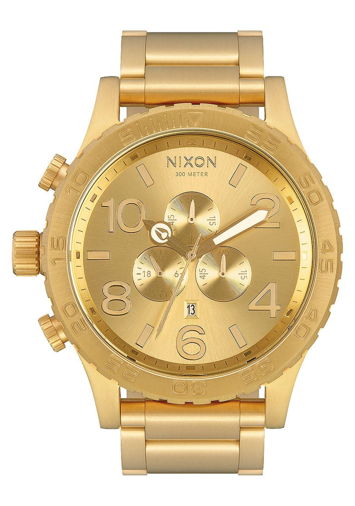 NIXON 51-30 CHRONO WATCH All Gold