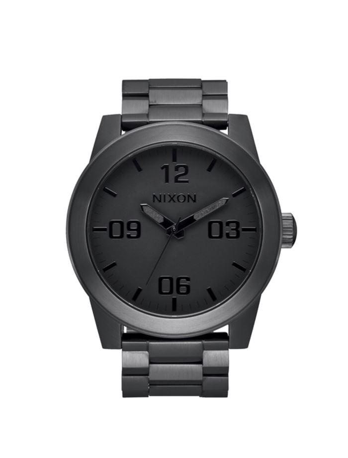 Nixon Corporal Stainless Steel Watch All Gunmetal / Black