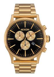NIXON SENTRY CHRONO WATCH All Gold / Black