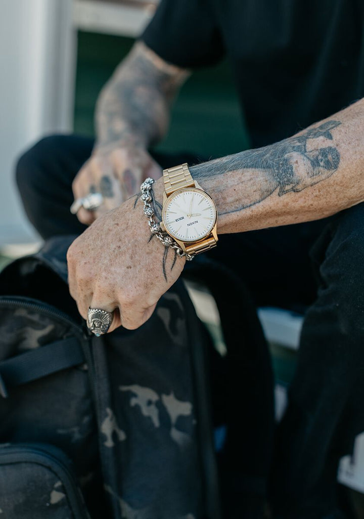 NIXON SENTRY STAINLESS STEEL WATCH