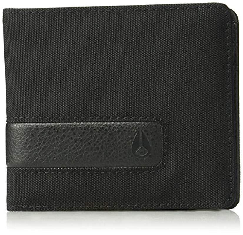 NIXON SHOW OFF BIFOLD WALLET AlBlk OS