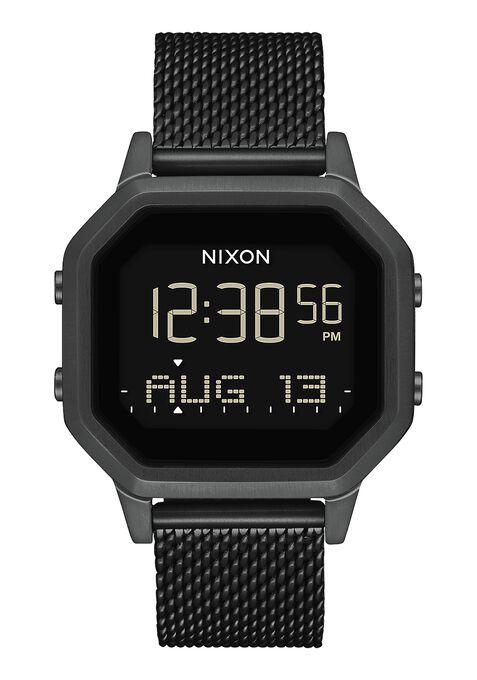 NIXON SIREN MILANESE WATCH All Black