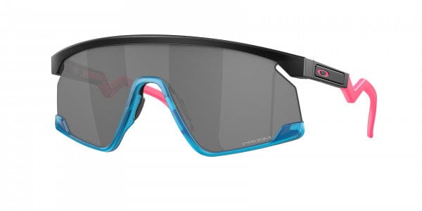 Oakley BXTR Sunglasses Matte Black Blue Pink / Prizm Black
