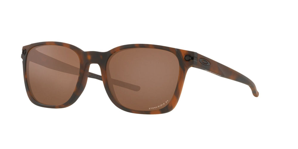 Oakley Ojector Polarised Sunglasses Matte Brown Tortoise / Prizm Tungsten Polarised
