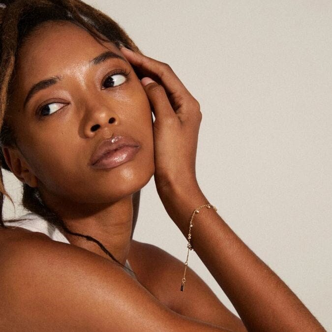 Pilgrim Maja Crystal Multi Drops Bracelet Gold Plated