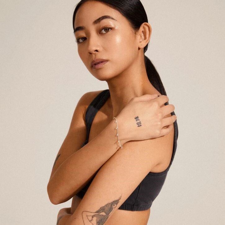 Pilgrim Maja Crystal Multi Drops Bracelet Silver Plated