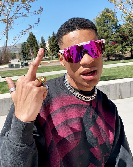 Pit Viper The LA Brights Double Wide Polarised Sunglasses