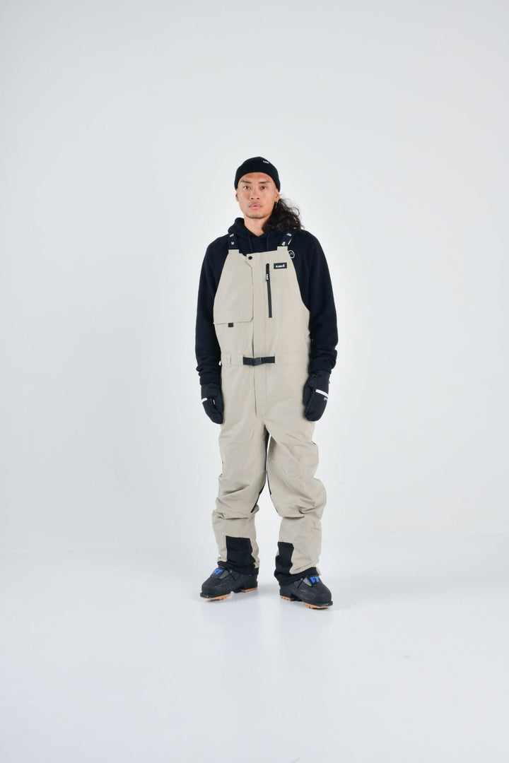Planks High Rider Bib Pant Mushroom S