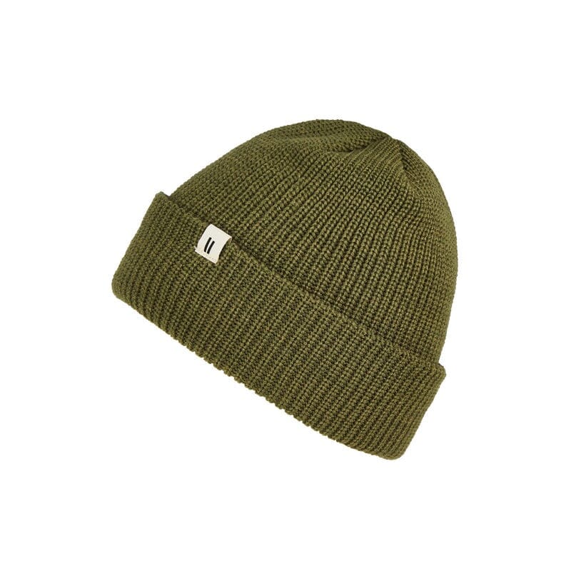 Planks Unisex Polylana Beanie Army Green