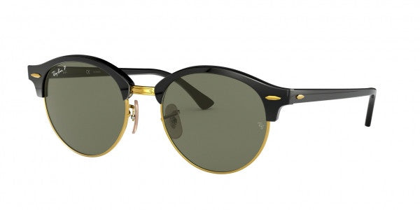 Ray-Ban Clubround Classic Sunglasses Black / G-15 Green