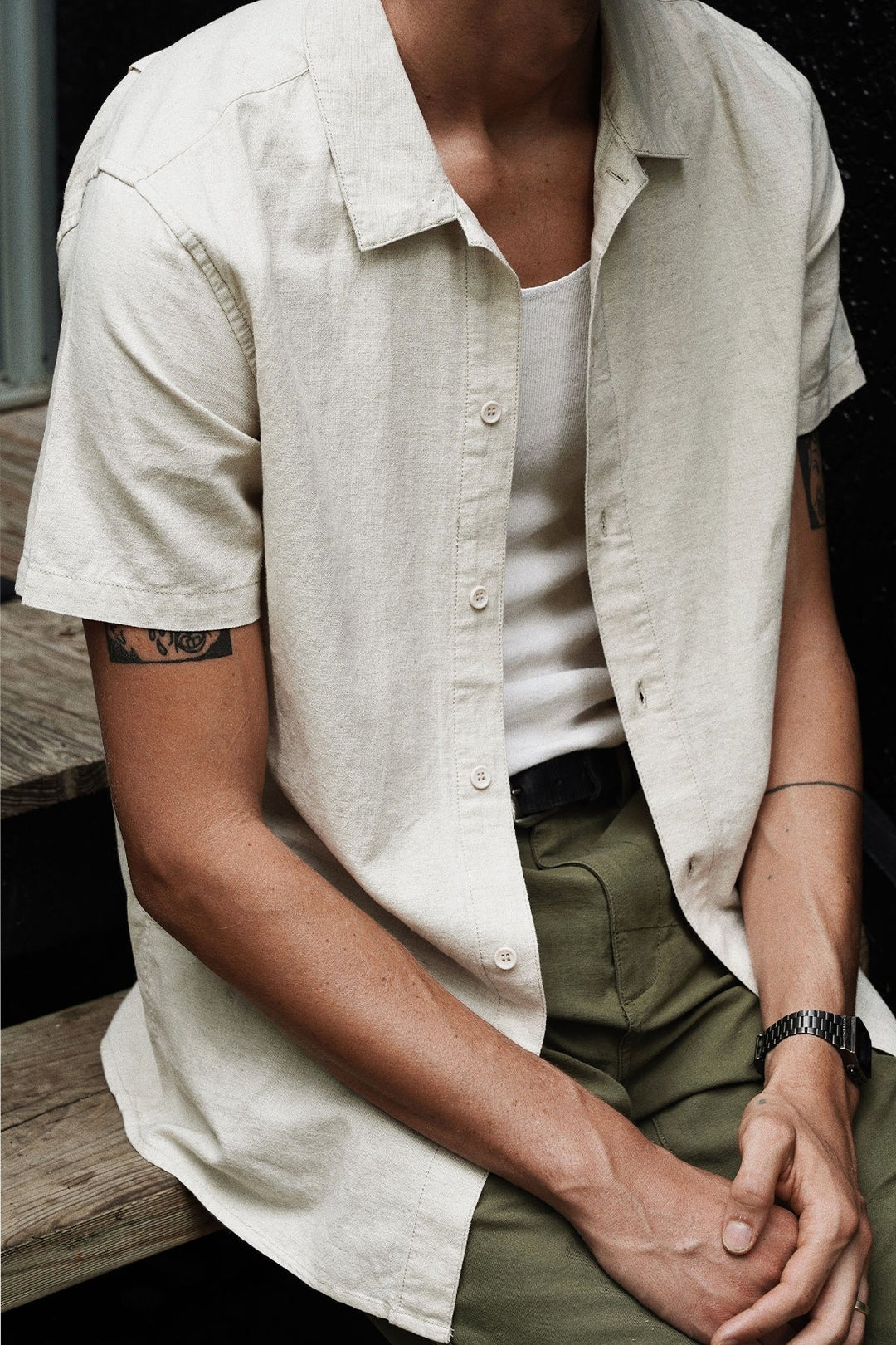 Rhythm Classic Linen Short Sleeve Shirt