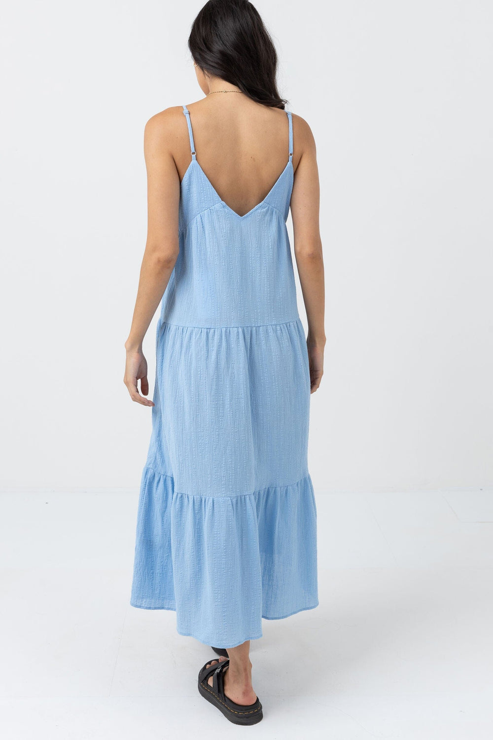 Rhythm Cleo Tiered Midi Dress