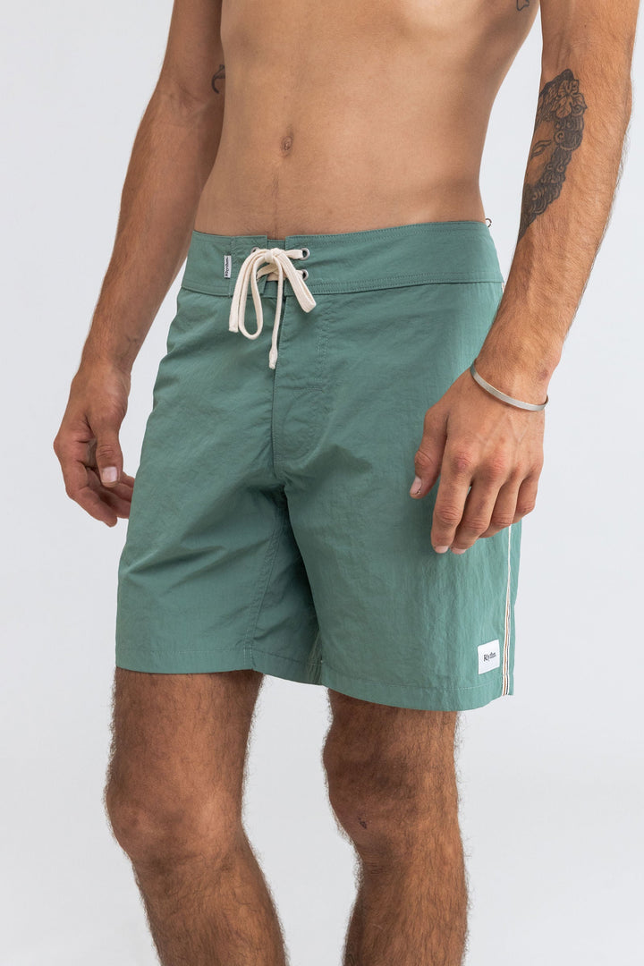 Rhythm Heritage Trunk Boardshorts Agave 36