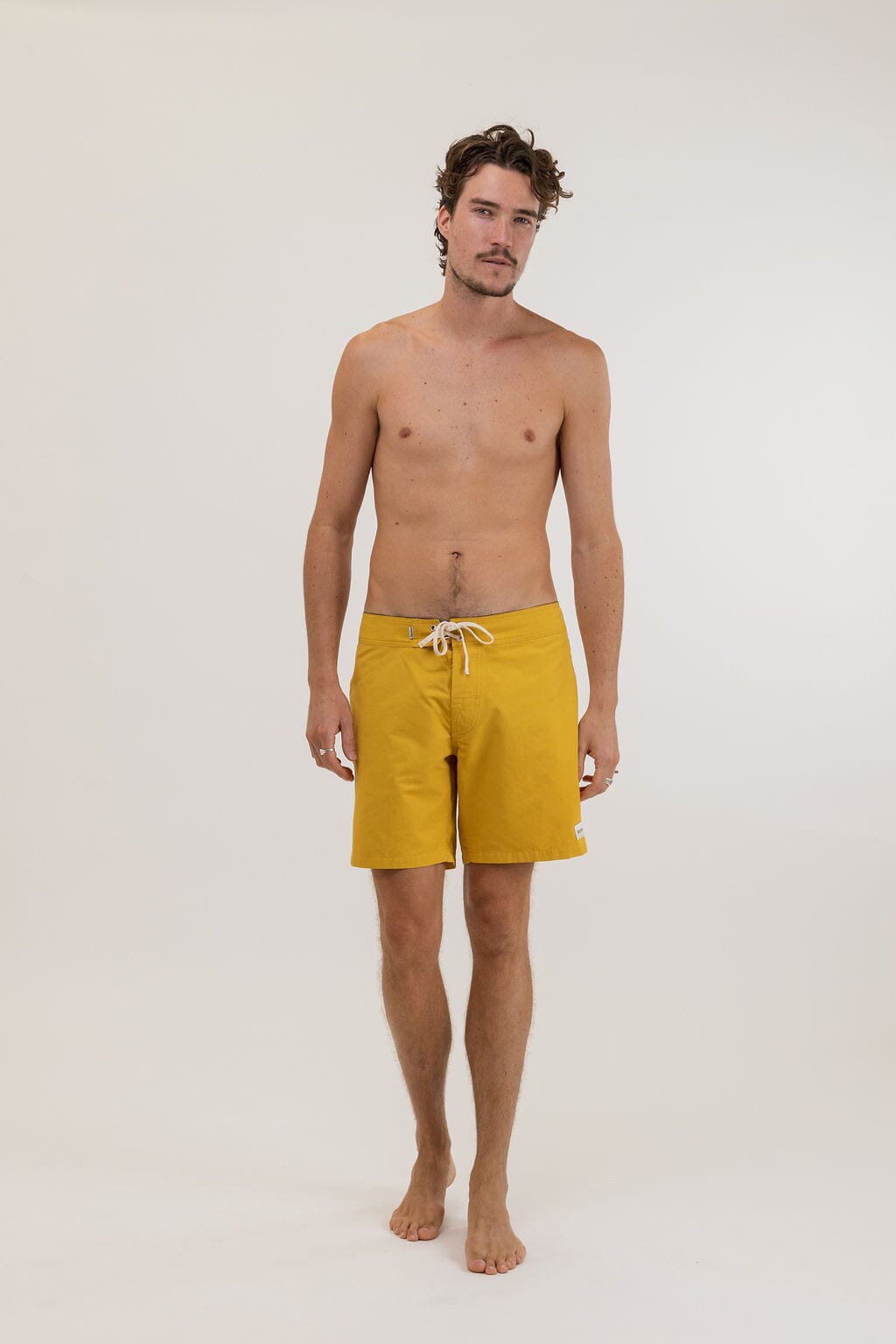 Rhythm Heritage Trunk Boardshorts Butter 32