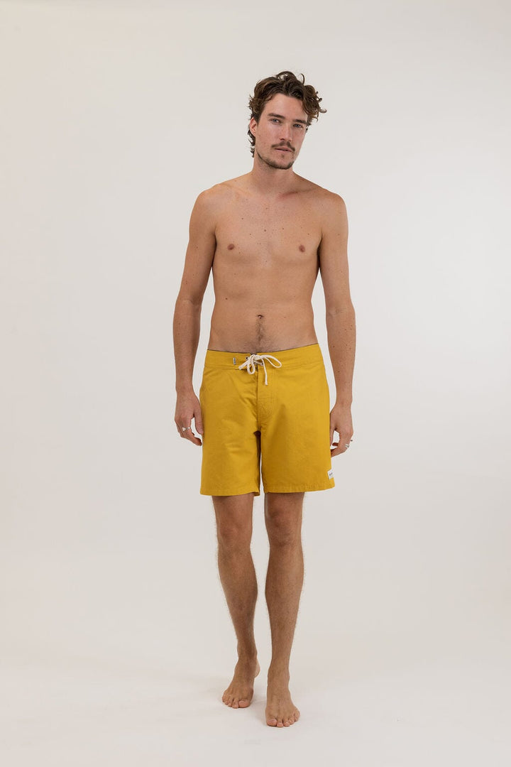Rhythm Heritage Trunk Boardshorts Butter 32