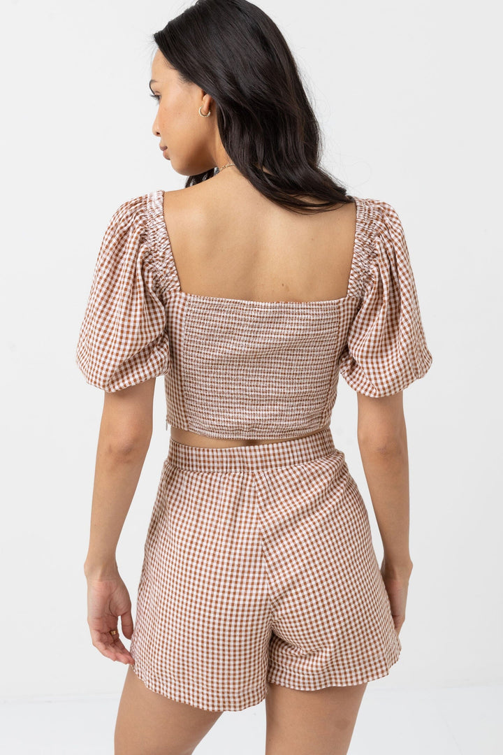 Rhythm Lola Check Top